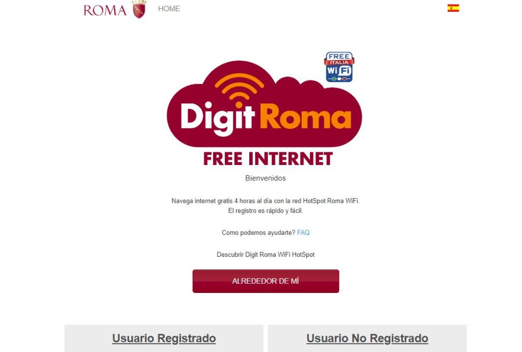 wifi en roma gratis
